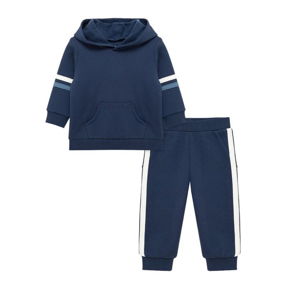 Little Me Baby-Boys Sweatshirt Set, Blue